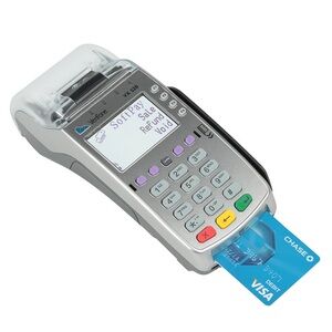VX 520 Gray Credit Card Terminal